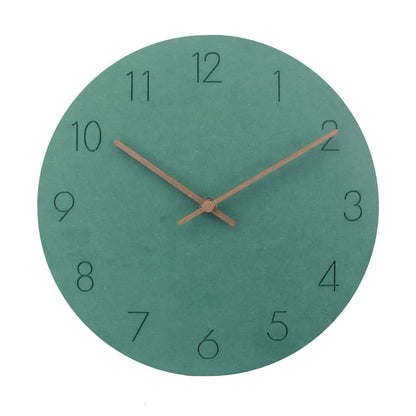 Quiet Contemporary Wooden Wall Clock