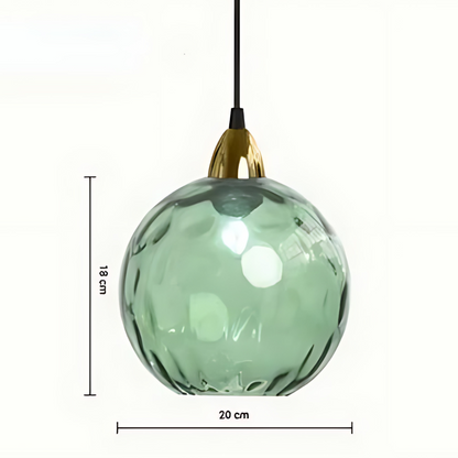 Sophisticated Pendant Light Glass Globe Lamp