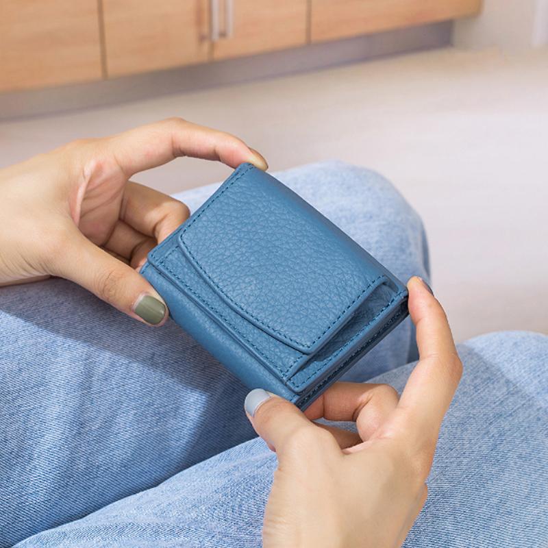 Slim Leather RFID Blocking Wallet