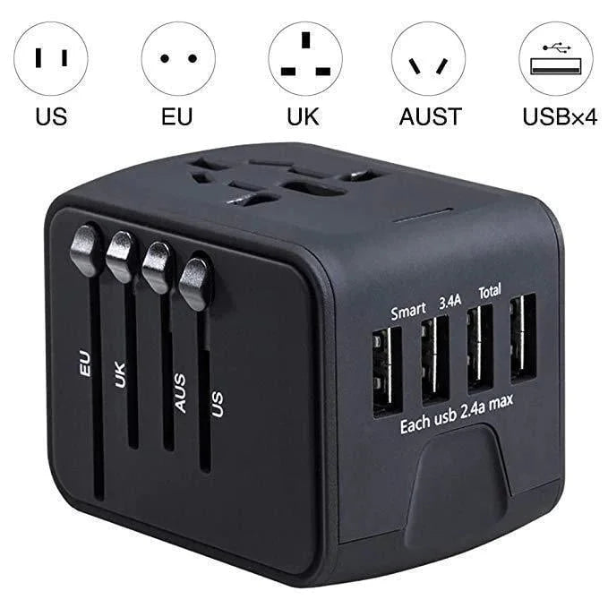 Global Travel Power Adapter Converter 100-220V