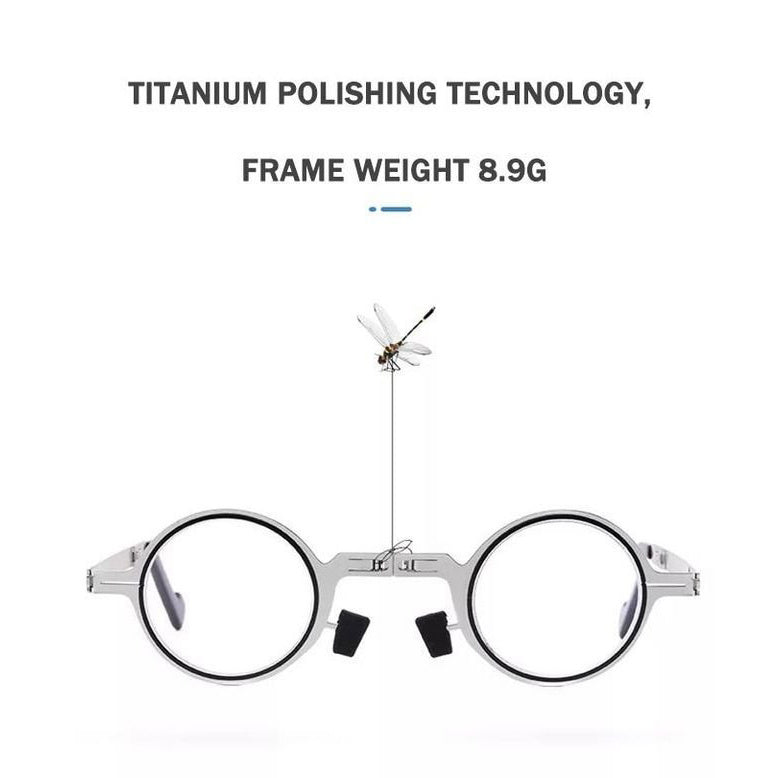 Thin Frame Folding Reading Glasses for Men Women