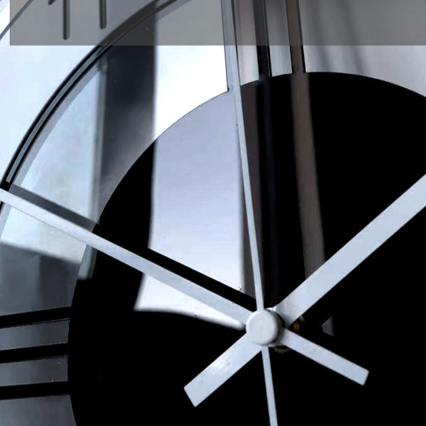Slim Quiet Wall Clock in Acrylic