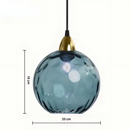 Sophisticated Pendant Light Glass Globe Lamp