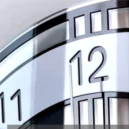 Slim Quiet Wall Clock in Acrylic