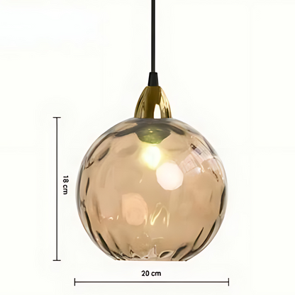 Sophisticated Pendant Light Glass Globe Lamp