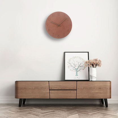 Quiet Contemporary Wooden Wall Clock