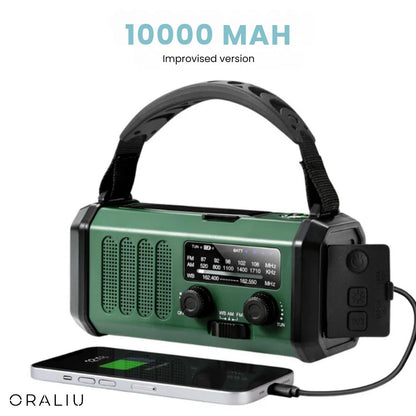 Portable Solar Powered Radio Charger