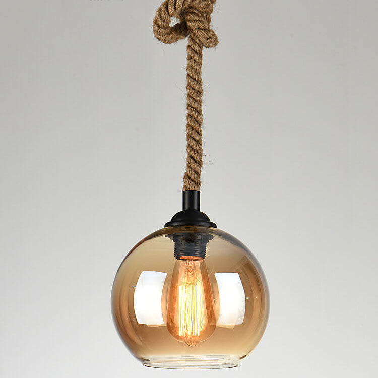 Stylish Glass Drop Ceiling Light Fixture