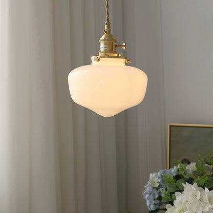 Vintage Style Glass Pendant Lighting Fixture