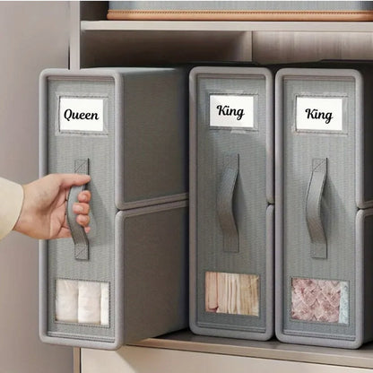 Compact Bedding Storage Bag for Linens