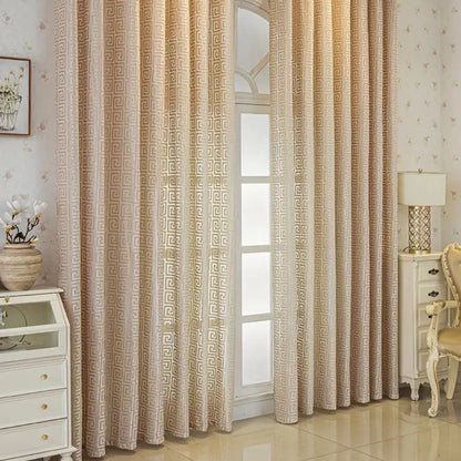 Luxurious Patterned Embroidered Drapes