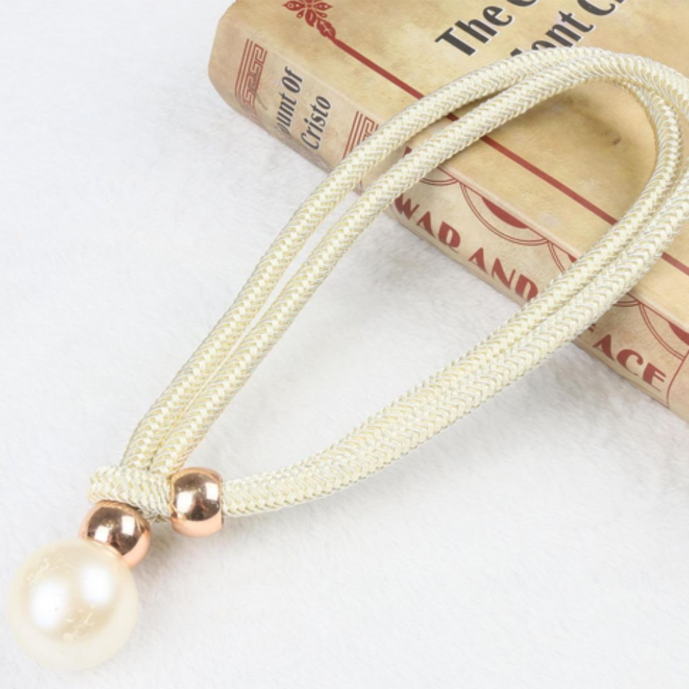 Shiny Beaded Curtain Tiebacks 2 Pack
