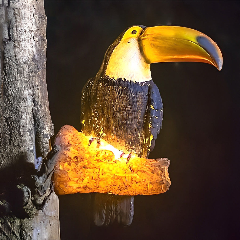 Colorful Outdoor Parrot LED Garden Lights