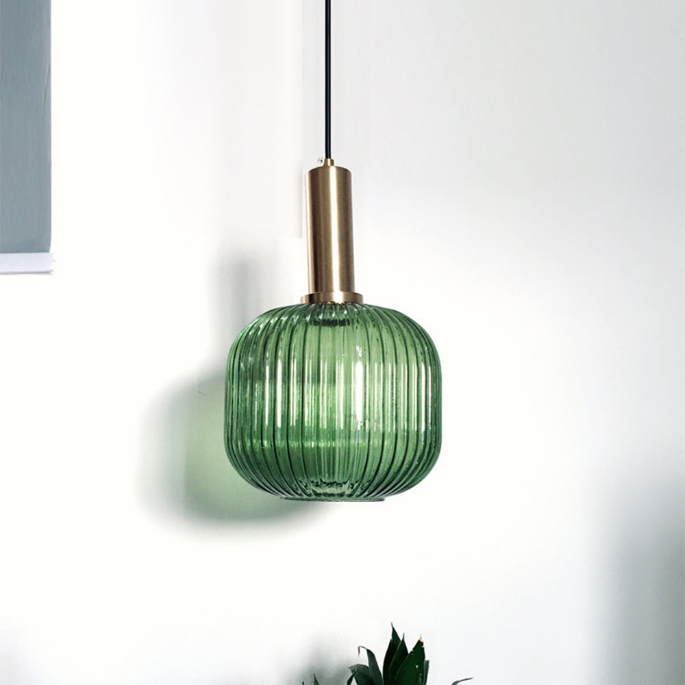 Classic Colorful Glass Pendant Light Fixture