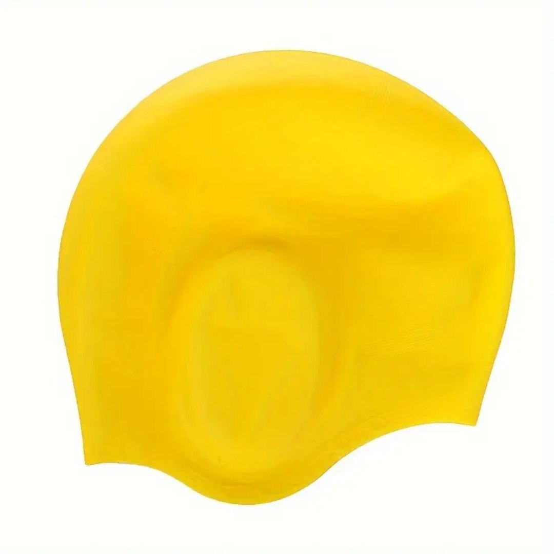 Soft Swim Cap with Ear Plugs