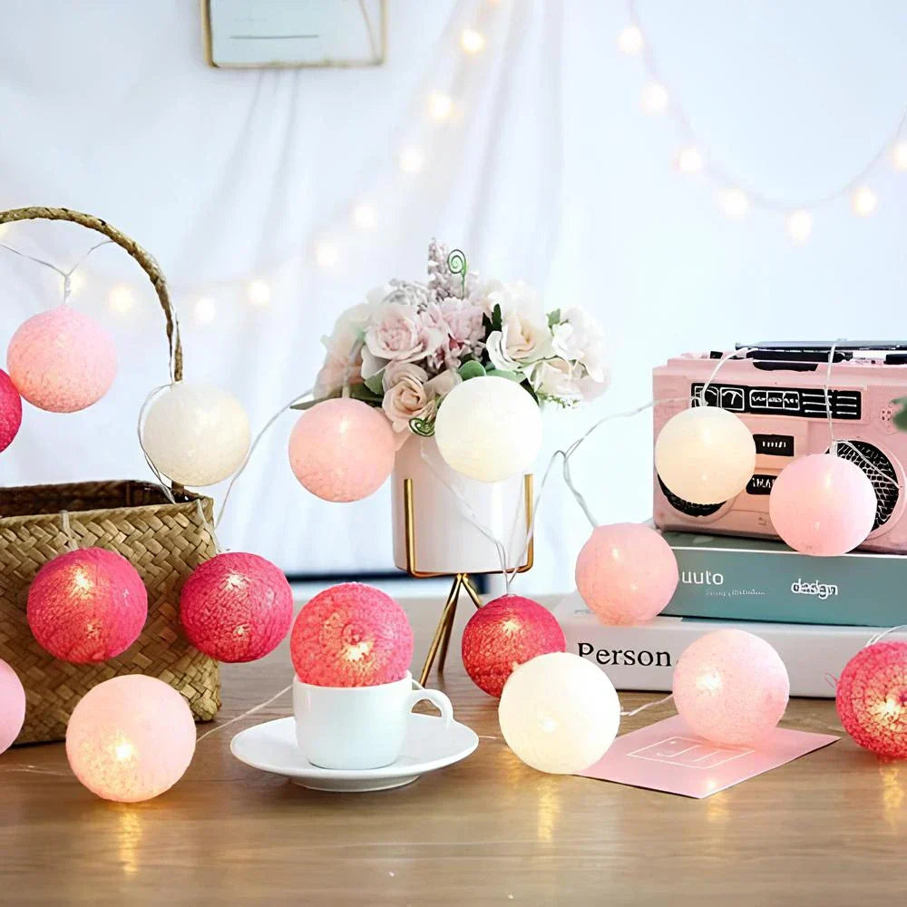 Fluffy White Decorative String