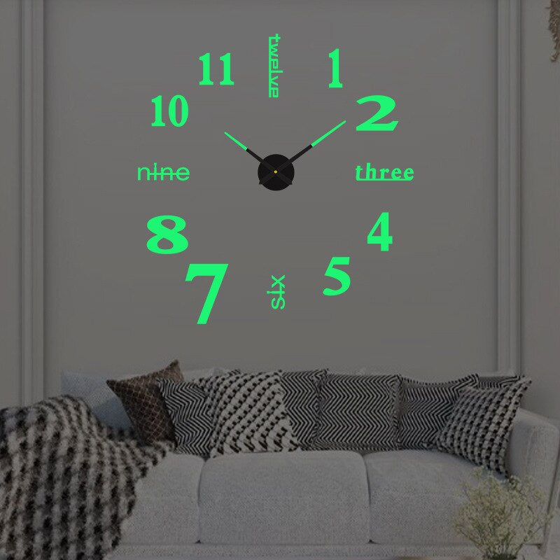 Unique Large Decorative Wall Clock