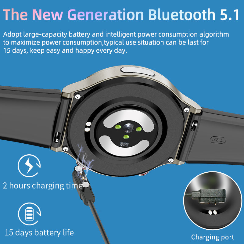 Accurate Fitness Tracker Smartwatch with Heart Monitor