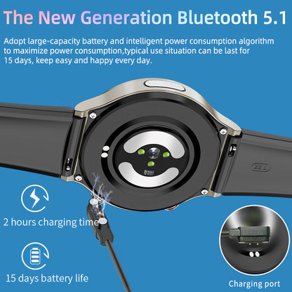 Accurate Fitness Tracker Smartwatch with Heart Monitor