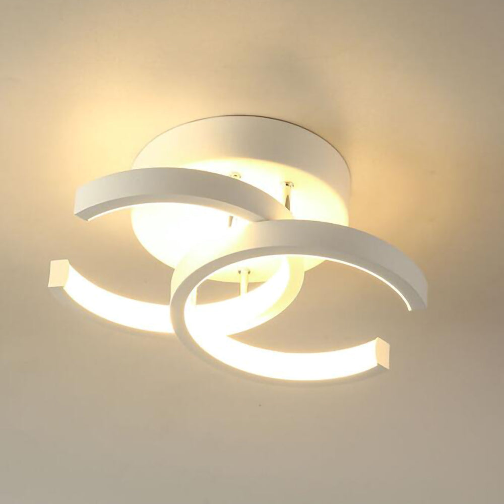 Dark Iron LED Hanging Light