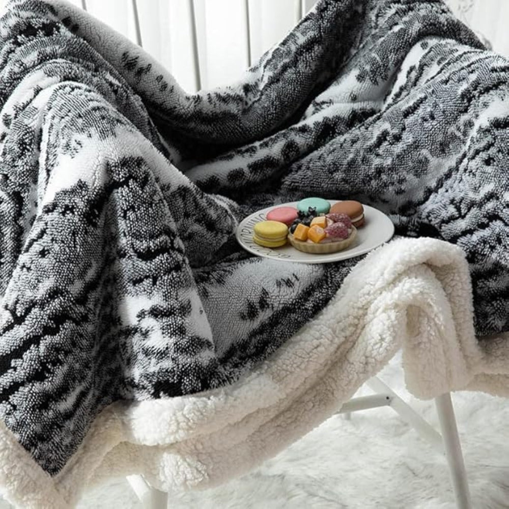 Plush Fuzzy Velvet Throw Blanket