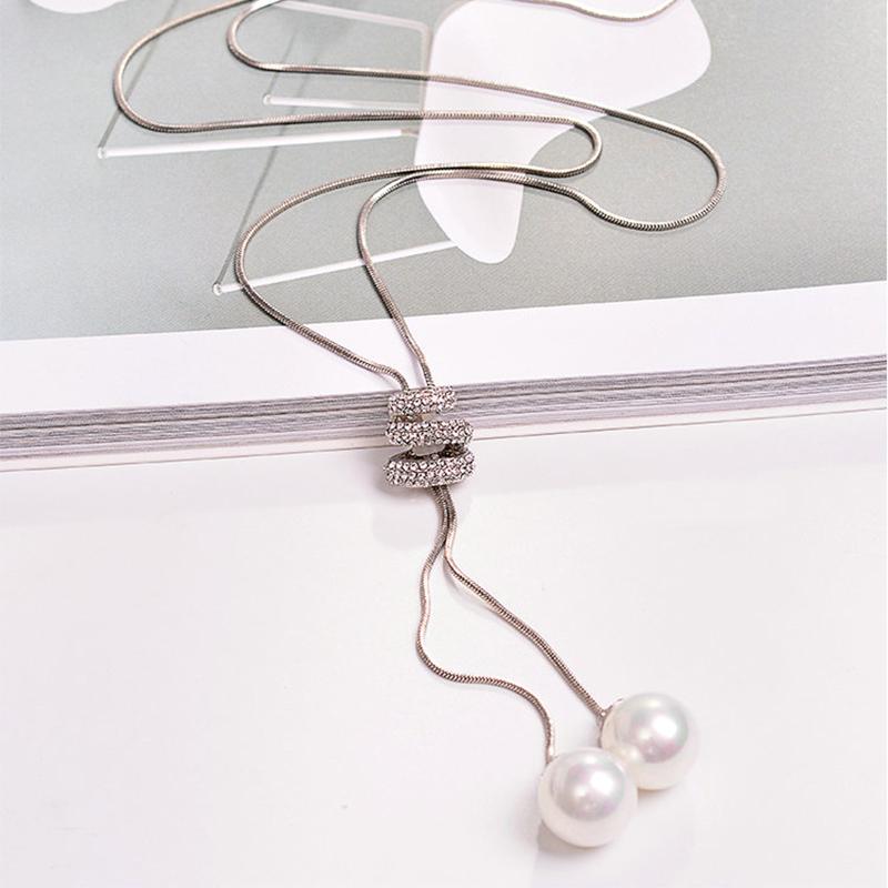 Cozy Sweater Necklace for Ladies
