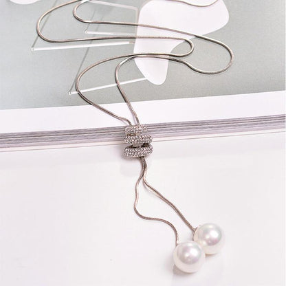 Cozy Sweater Necklace for Ladies