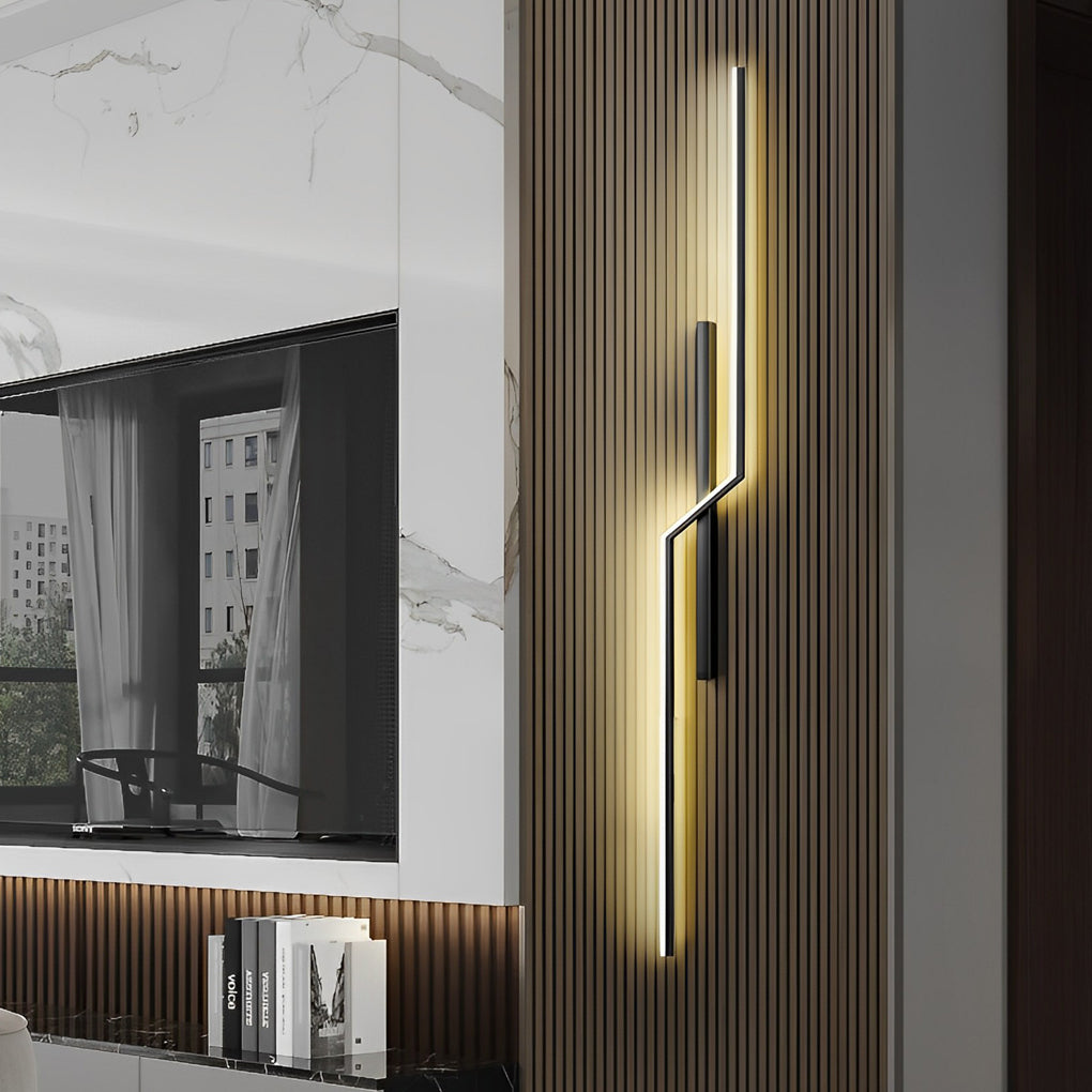 Slim LED Contemporary Wall Light Fixture