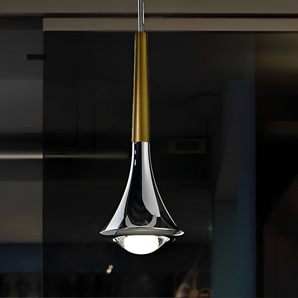 Mini Glass Pendant Light Modern Staircase Lamp