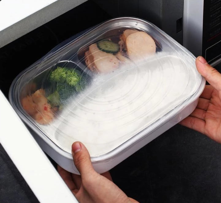 Reusable Silicone Food Covers Set