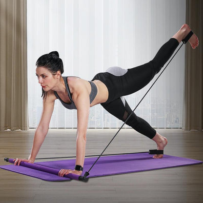 Compact Home Pilates Exercise Bar Set