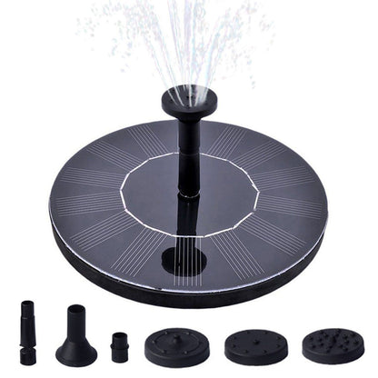 Solar Powered Fountain Pump for Garden and Pond Decor