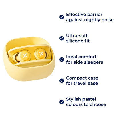 Comfortable Sleep Earplugs for Side Sleepers and Travel