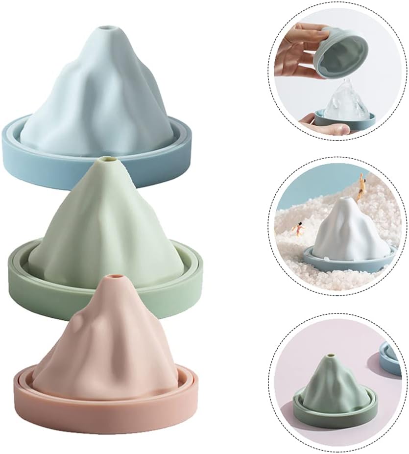 Durable Silicone Ice Cube Tray with Cover