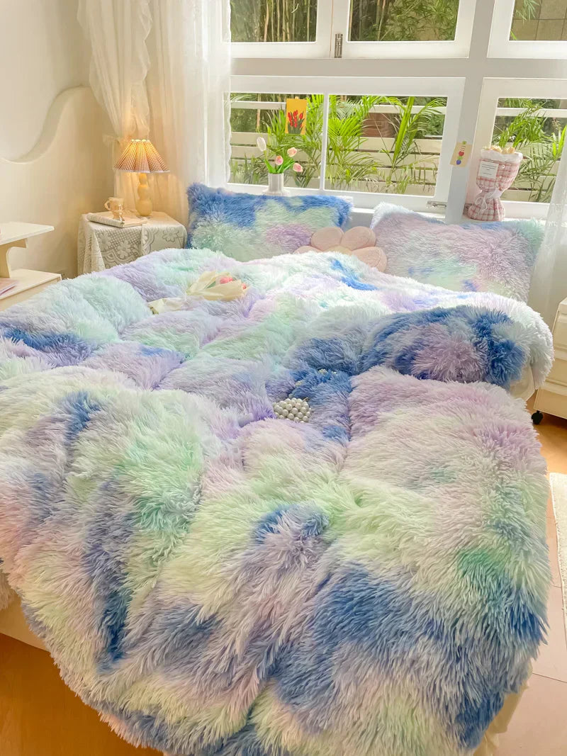 Soft Plush Winter Duvet Cover Set