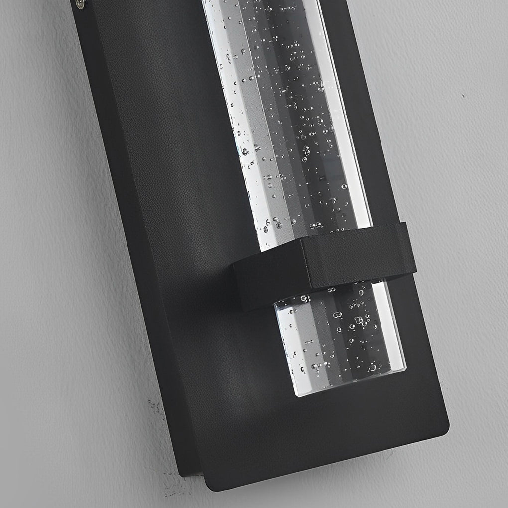 Outdoor 12 Inch Weatherproof Glass Wall Lamp