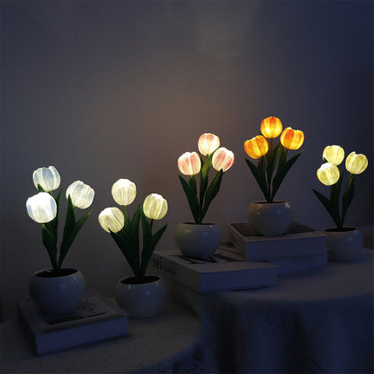Slim Modern Flower Table Light
