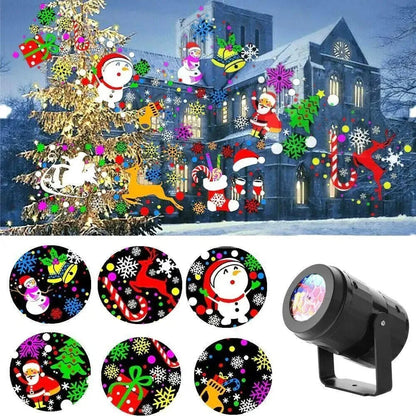 Colorful LED Holiday Light Projector (16 Designs)