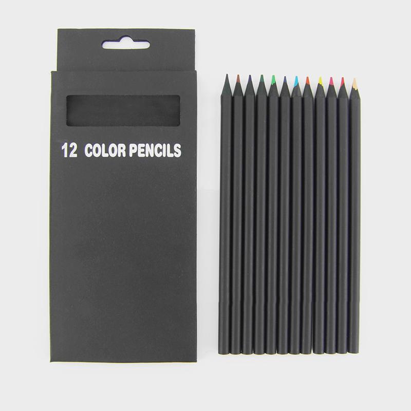 Vibrant Colorful Wooden Pencil Set