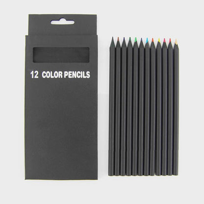 Vibrant Colorful Wooden Pencil Set