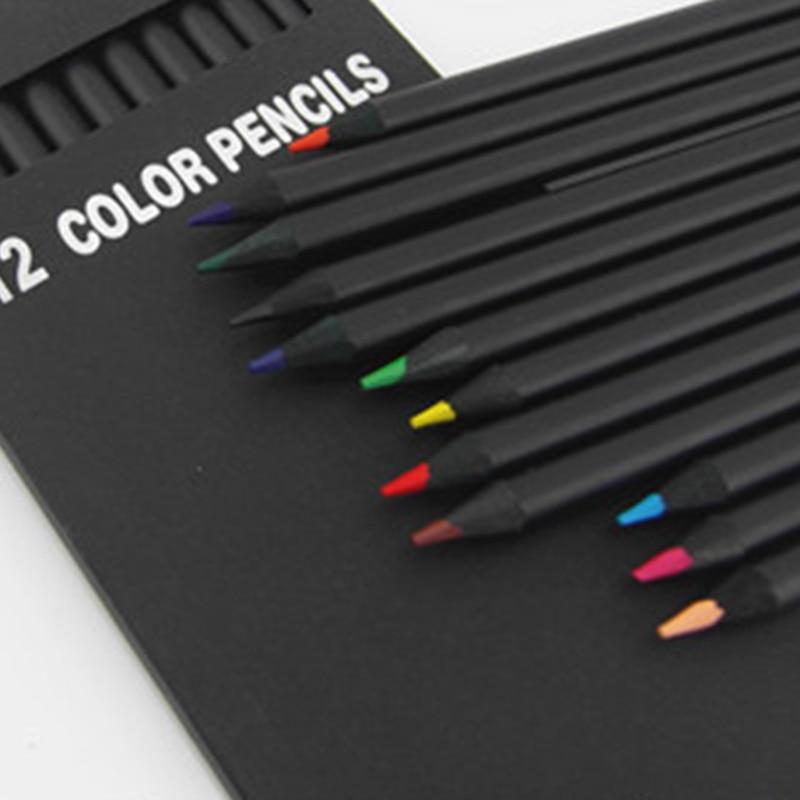 Vibrant Colorful Wooden Pencil Set