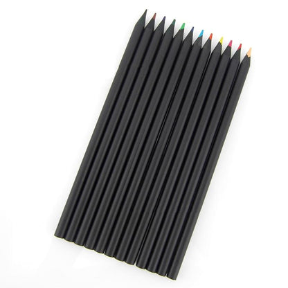 Vibrant Colorful Wooden Pencil Set