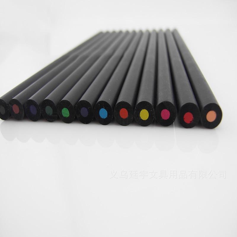 Vibrant Colorful Wooden Pencil Set