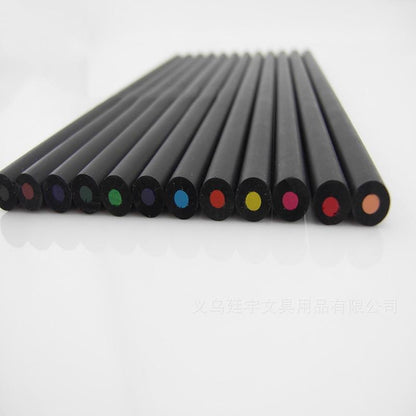 Vibrant Colorful Wooden Pencil Set