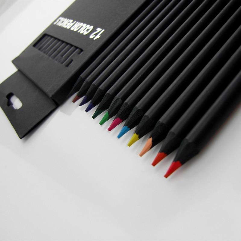 Vibrant Colorful Wooden Pencil Set