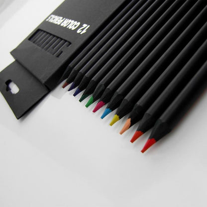 Vibrant Colorful Wooden Pencil Set