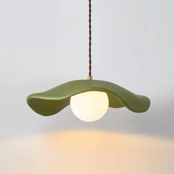 Elegant Natural Leaf Pendant Light - Cofik
