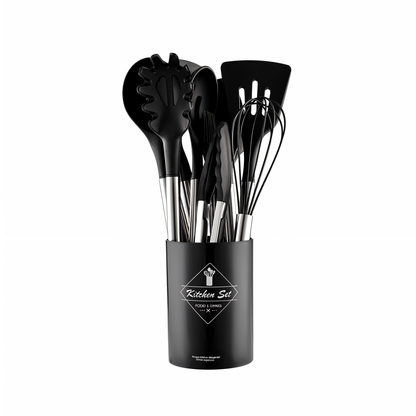 Premium 12-Piece Kitchen Tool Set – Silicone Utensils