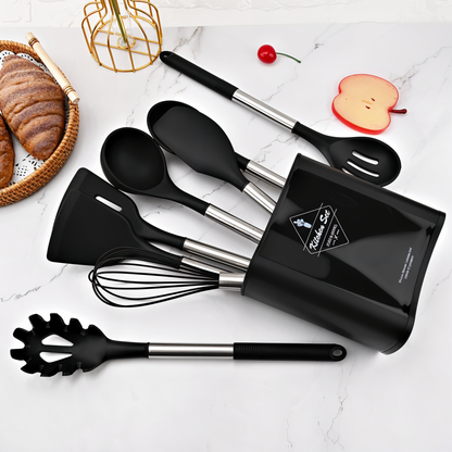 Premium 12-Piece Kitchen Tool Set – Silicone Utensils