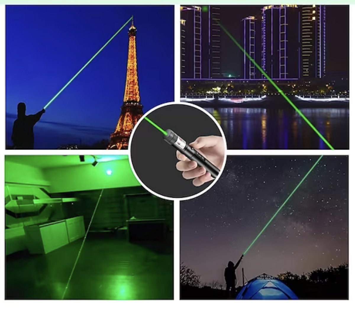 Bright Green Beam Laser Pointer Pen - Cofik